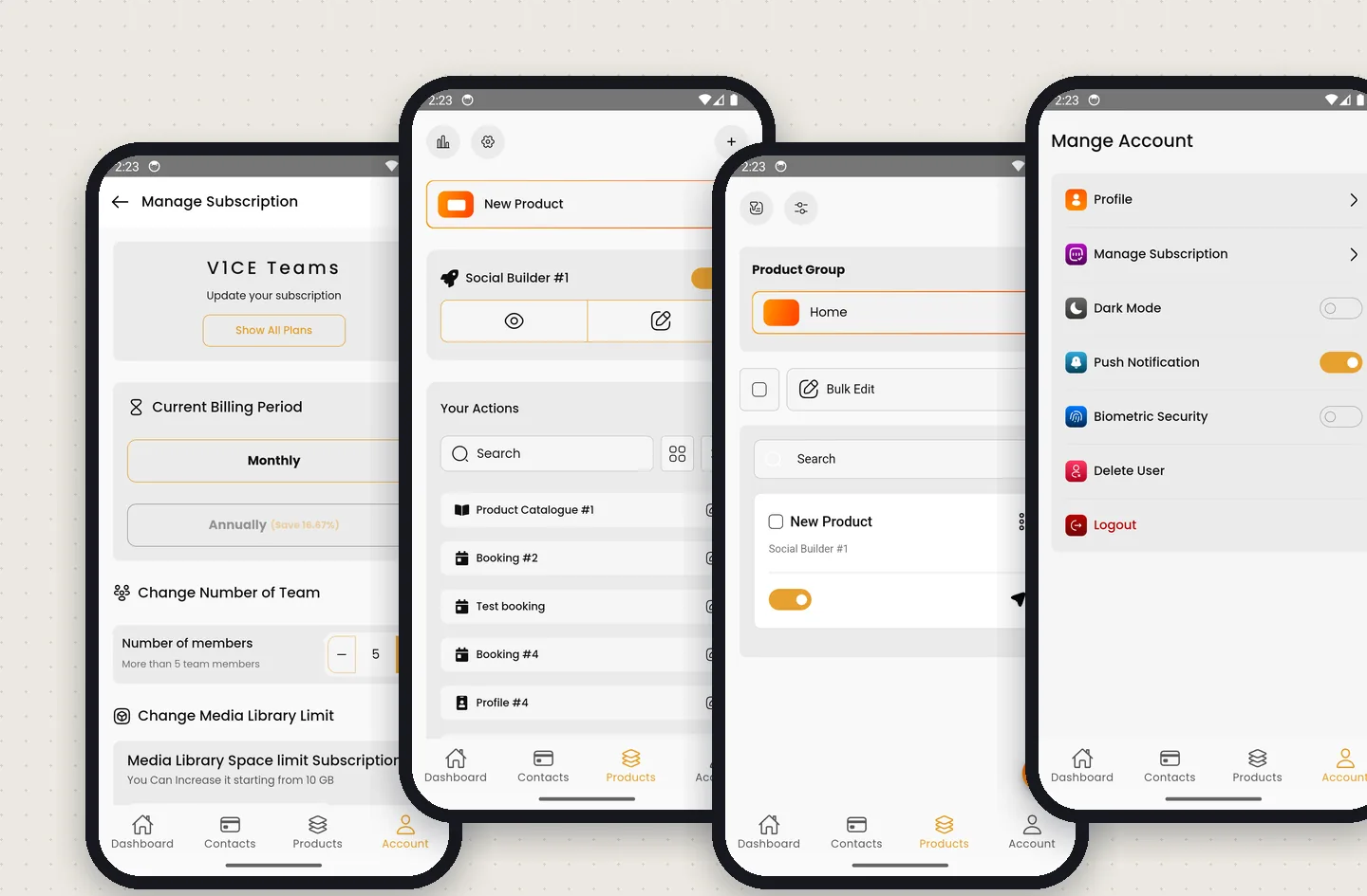 الصفحة الرئيسية لموقع V1CE App